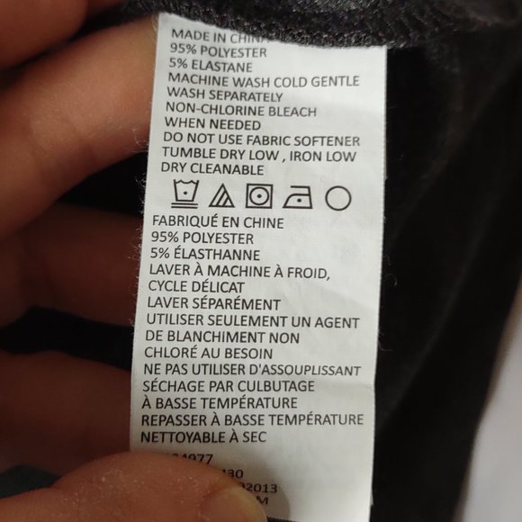 prAna Gianna Skirt - charcoal gray- sz Large - Picture 4 of 6